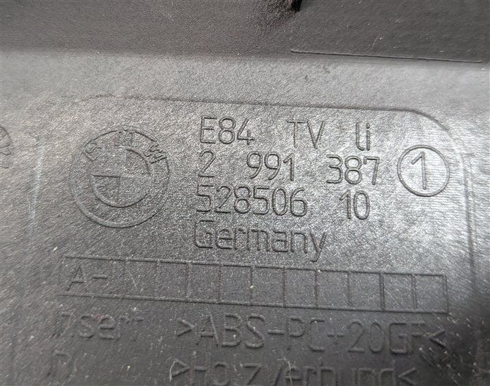 Thumbnail 18: 2013 BMW X1 (E84) INTERIOR FRONT DASH CENTER CONSOLE DOOR TRIM SET/6 (Fineline)