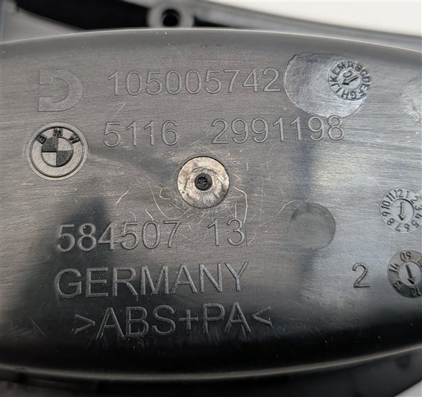Thumbnail 5: 2013 BMW X1 (E84) INTERIOR FRONT DASH CENTER CONSOLE DOOR TRIM SET/6 (Fineline)