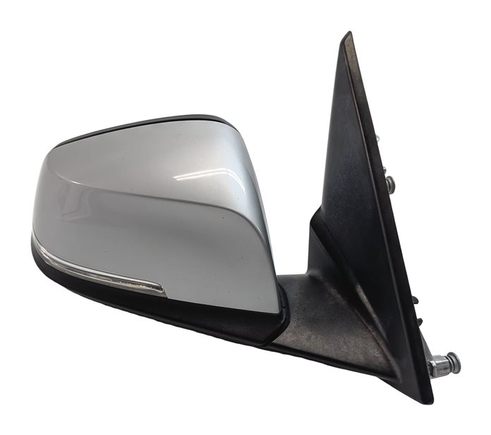 Thumbnail 4: 13-15 BMW X1 (E84) RIGHT PASSENGER P-FOLD AUTODIM MEMORY DOOR MIRROR (Silver)