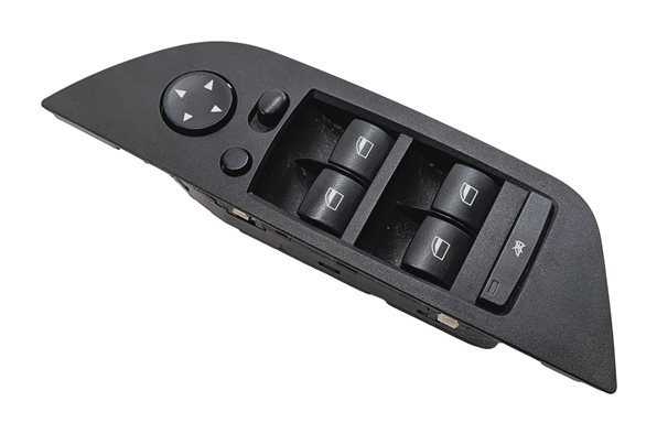 12-15 BMW X1 E84 FRONT LEFT DRIVER DOOR MASTER WINDOW SWITCH (w/o P-FOLD) BLACK