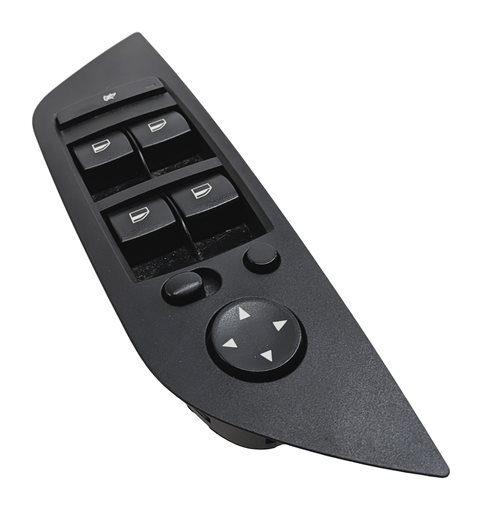 Thumbnail 4: 12-15 BMW X1 E84 FRONT LEFT DRIVER DOOR MASTER WINDOW SWITCH (w/o P-FOLD) BLACK