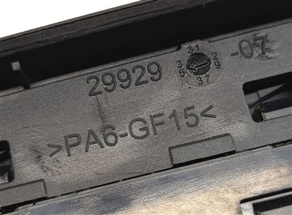 Thumbnail 9: 12-15 BMW X1 E84 FRONT LEFT DRIVER DOOR MASTER WINDOW SWITCH (w/o P-FOLD) BLACK