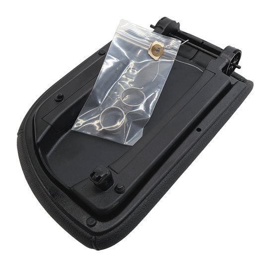 Thumbnail 6: 13-15 BMW X1 (E84) FRONT CENTER CONSOLE STORAGE COMPARTMENT COVER LID(Black)