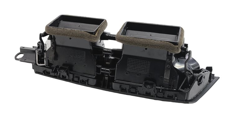 Thumbnail 6: 2013 BMW X1 (E84) FRONT CENTER DASH HEAT AIR AC HVAC DUAL VENT (Black)