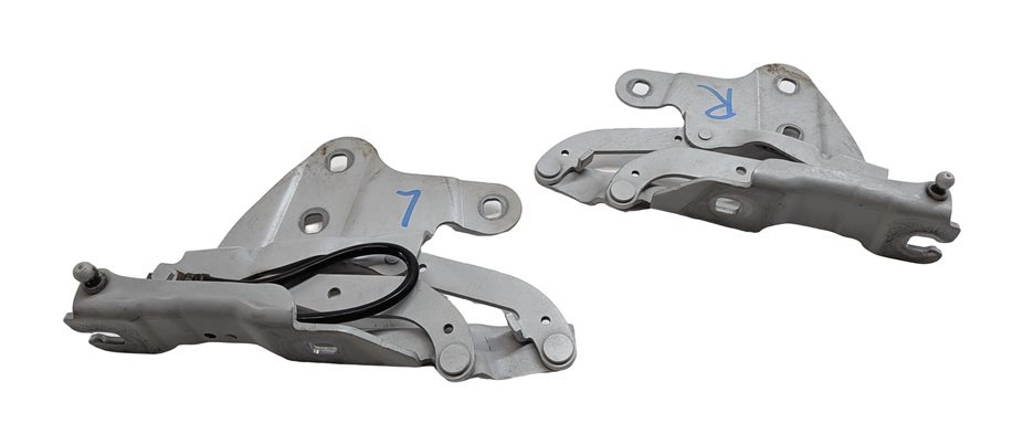 Thumbnail 4: 2013-2015 BMW X1 (E84) FRONT LEFT & RIGHT HOOD HINGE SET 2 (Silver)