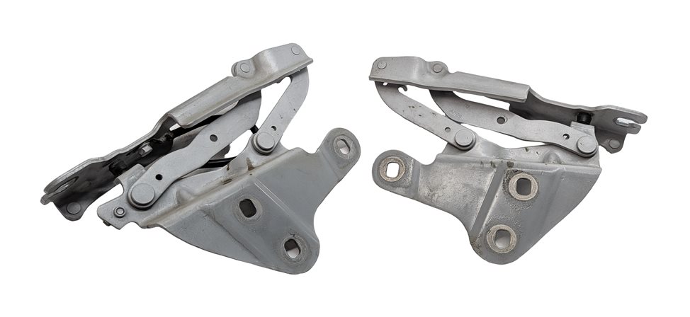 Thumbnail 5: 2013-2015 BMW X1 (E84) FRONT LEFT & RIGHT HOOD HINGE SET 2 (Silver)