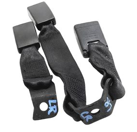 Thumbnail 4: 2013 BMW X1 (E84) REAR LEFT CENTER RIGHT SEAT SEATBELT BUCKLE RECEIVER SET/3