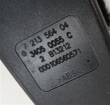 Thumbnail 6: 08-16 BMW 135i 328i 335i M3 X1 Z4 (E84 E87 E89 E90) PASSENGER SEATBELT RECEIVER