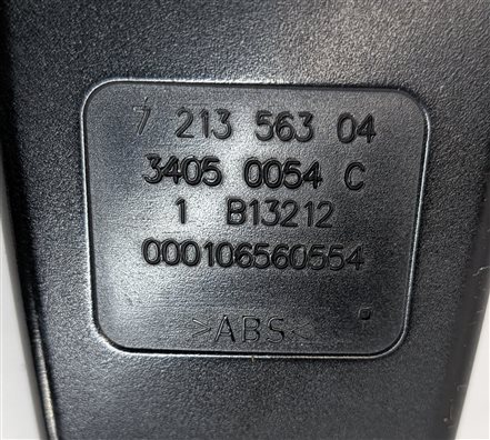 Thumbnail 6: 2008-2016 BMW 135i 328i 335i M3 X1 Z4 (E84 E87 E89 E90) DRIVER SEATBELT RECEIVER