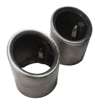 2013 BMW X1 (E84) REAR MUFFLER EXHAUST PIPE TIP SET/2 (CHROME)
