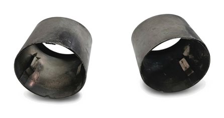 Thumbnail 4: 2013 BMW X1 (E84) REAR MUFFLER EXHAUST PIPE TIP SET/2 (CHROME)