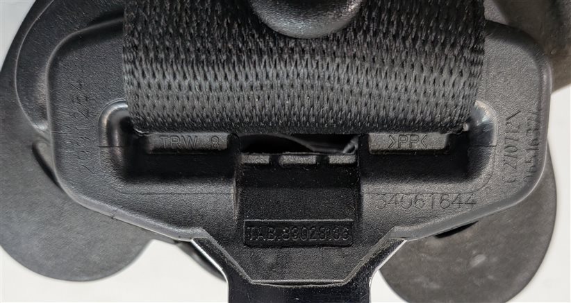 Thumbnail 8: 2012-2015 BMW X1 (E84) RIGHT FRONT PASSENGER SEATBELT BUCKLE RETRACTOR (Black)