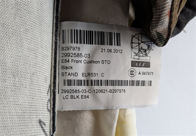 Thumbnail 7: 2013 BMW X1 (E84) FRONT LEFT DRIVER LOWER MEMORY HEATED SEAT CUSHION (Black)