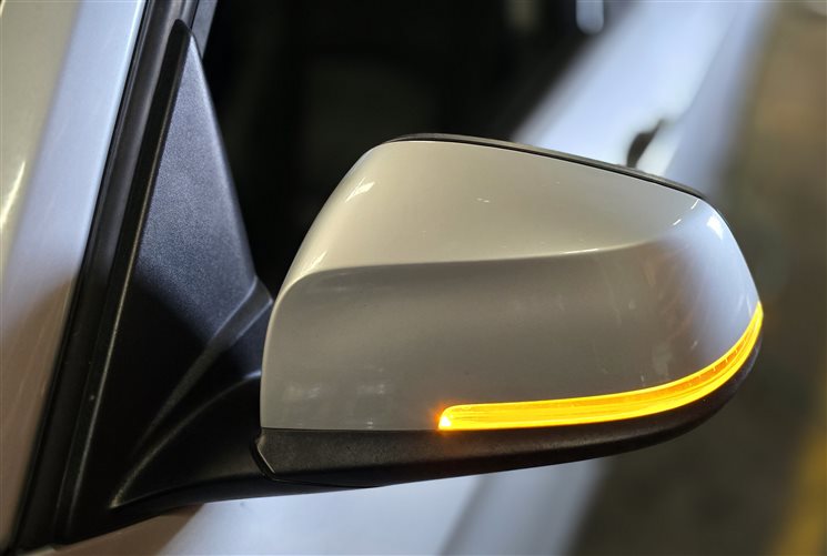 Thumbnail 2: 13-15 BMW X1 (E84) LEFT P-FOLD AUTODIM HEATED MEMORY DOOR MIRROR (Silver)