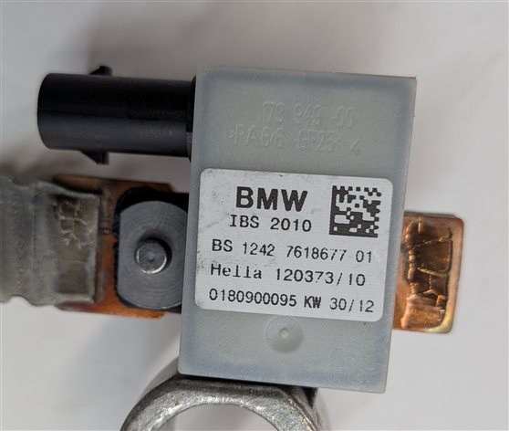 Thumbnail 4: 2013 BMW X1 (E84) 2.0L (N20) ENGINE NEGATIVE BATTERY TERMINAL WIRE CABLE w/IBS