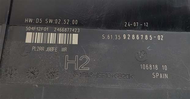 Thumbnail 8: 12-15 BMW 335 X1 (E84 E90 E92 E93) PRIMARY BODY CONTROL MODULE COMPUTER (BCM)