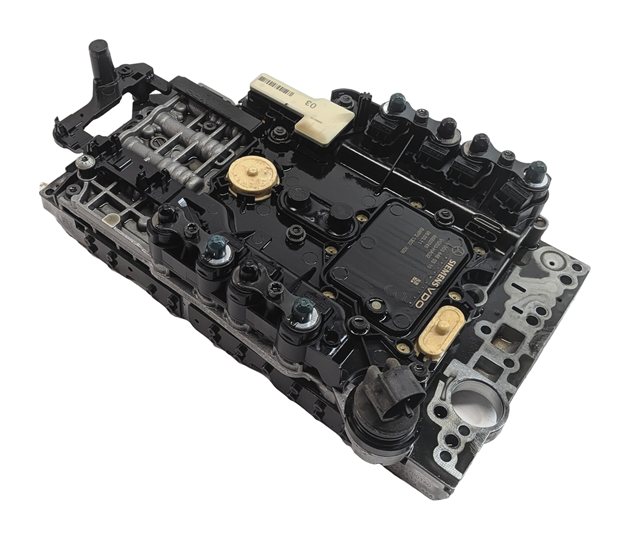 11-12 MERCEDES E350 (W212) AWD 722.9 TRANSMISSION VALVE BODY w/CONDUCTOR PLATE