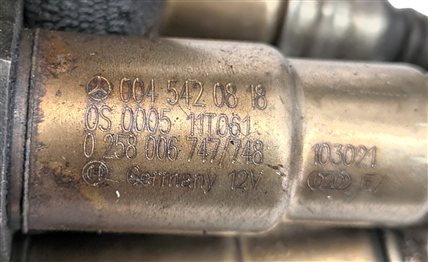 Thumbnail 7: 2011 MERCEDES E350 (W212) 3.5L (272.977) ENGINE OXYGEN O2 WIRE SENSOR SET/4