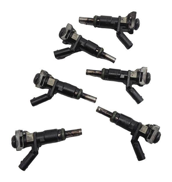 Thumbnail 2: 06-12 MERCEDES C E G GL ML S SL (W204 W212 W221 W164 X164) FUEL INJECTOR SET 6