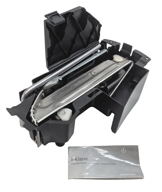 03-20 MERCEDES C E CLK CLS SLK (A207 C207 C209 R172) SPARE TIRE JACK TOOL SET