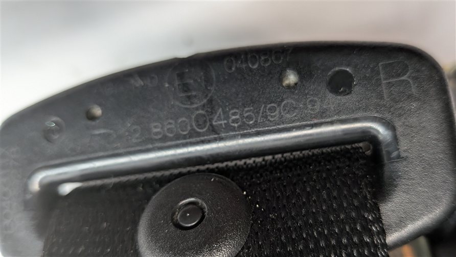 Thumbnail 5: 2011 MERCEDES E350 (W212) REAR RIGHT SEAT SEATBELT BELT RETRACTOR (Black)