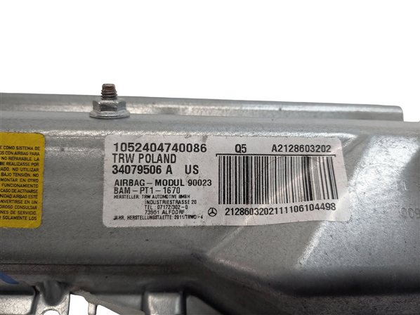 Thumbnail 7: 2010-2016 MERCEDES E250 E300 E350 E400 E550 (W212) LEFT FRONT DRIVER KNEE AIRBAG