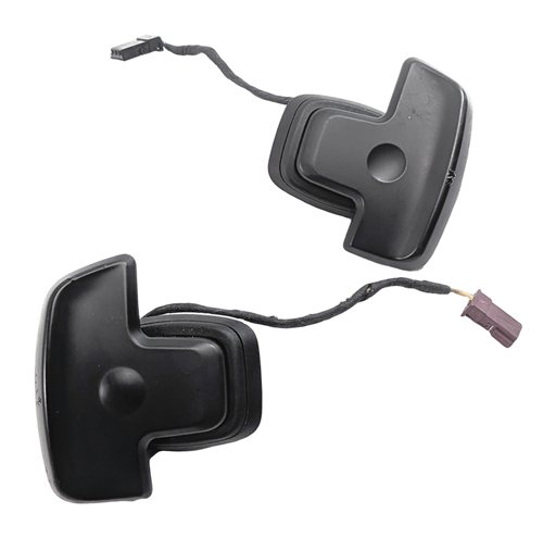 2011 MERCEDES E350 (W212) DRIVER STEERING WHEEL PADDLE SHIFT SHIFTER SET/2