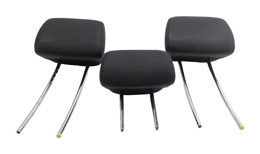 Thumbnail 2: 10-16 MERCEDES E CLASS W212 C207 REAR LEFT CENTER RIGHT HEADREST SET/3 (Black)