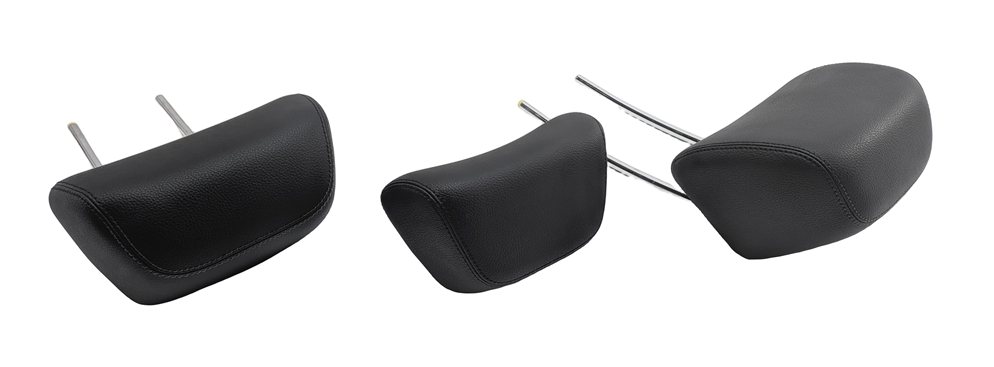 Thumbnail 3: 10-16 MERCEDES E CLASS W212 C207 REAR LEFT CENTER RIGHT HEADREST SET/3 (Black)