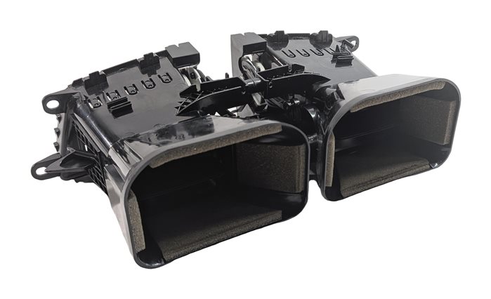 Thumbnail 5: 2011 MERCEDES E350 (W212) FRONT CENTER DASH HEAT AIR AC HVAC DUAL VENT (Black)