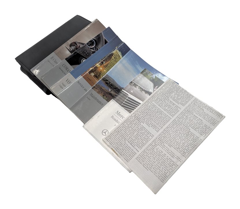 2011 MERCEDES E350 (W212) 3.5L (272.977) ENGINE OWNERS MANUAL BOOKLET SET w/CASE