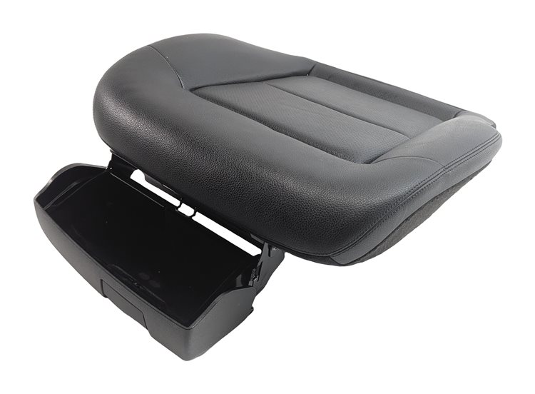 2011 MERCEDES E350 W212 FRONT RIGHT PASSENGER LOWER MEMORY HEAT CUSHION (Black)
