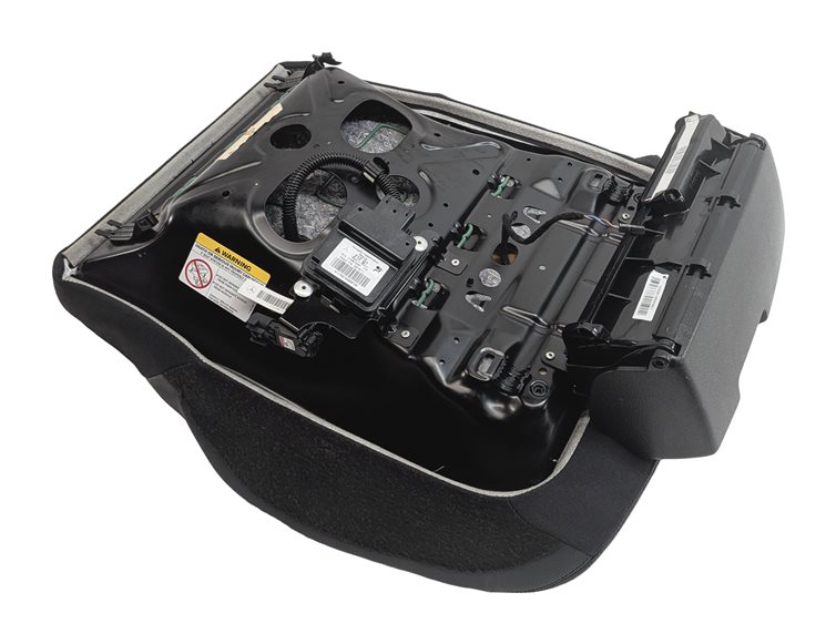 Thumbnail 6: 2011 MERCEDES E350 W212 FRONT RIGHT PASSENGER LOWER MEMORY HEAT CUSHION (Black)