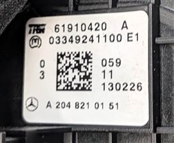 Thumbnail 8: 2011 MERCEDES E350 (W212) DRIVER STEERING WHEEL SRS AIRBAG AIR BAG (Black)
