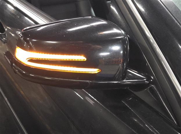 Thumbnail 2: 10-13 MERCEDES E-CLASS (W212) RIGHT HEATED MEMORY AUTODIM DOOR MIRROR (Black)