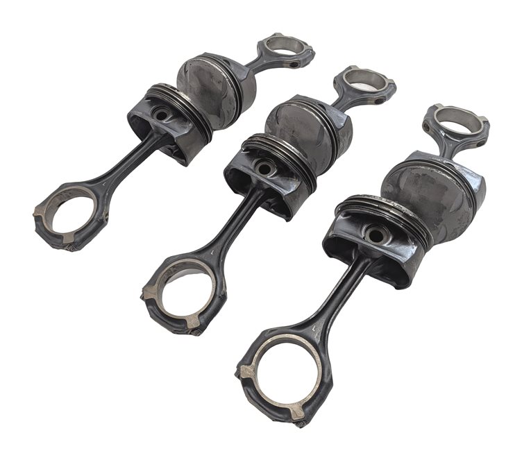 06-12 MB C E GL ML CLK R CLASS 4.6L M273 ENGINE PISTON & CONNECTING ROD SET/6