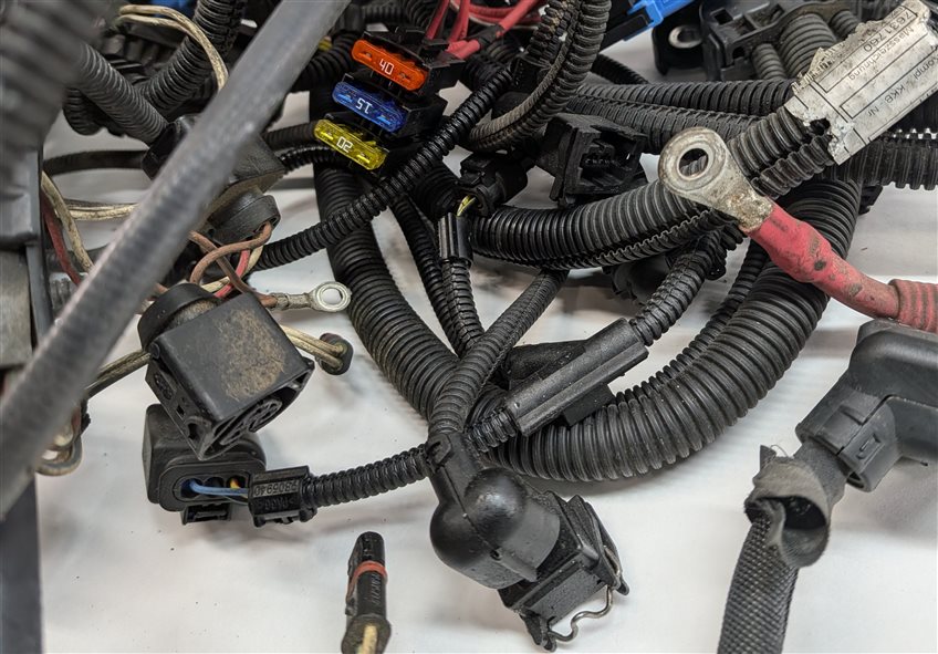 Thumbnail 6: 2014 BMW X1 (E84) 3.0L (N55) ENGINE MOTOR WIRE WIRING HARNESS LOOM
