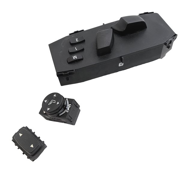 Thumbnail 3: 2014 BMW X1 (E84) FRONT LEFT DRIVER MEMORY SEAT POSITION ADJUST SWITCH w/LUMBAR