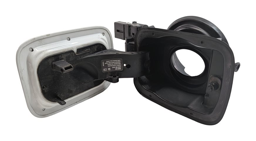 Thumbnail 4: 2013-2015 BMW X1 (E84) FUEL TANK DOOR LID COVER TRIM w/ HOUSING (White)
