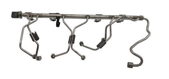 Thumbnail 3: 2014 BMW X1 (E84) 3.0L (N55) ENGINE HIGH PRESSURE FUEL INJECTOR RAIL w/ LINES