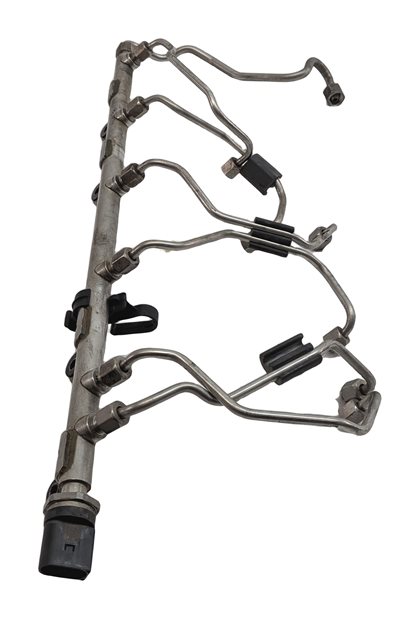 Thumbnail 4: 2014 BMW X1 (E84) 3.0L (N55) ENGINE HIGH PRESSURE FUEL INJECTOR RAIL w/ LINES