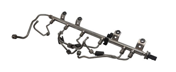 Thumbnail 6: 2014 BMW X1 (E84) 3.0L (N55) ENGINE HIGH PRESSURE FUEL INJECTOR RAIL w/ LINES