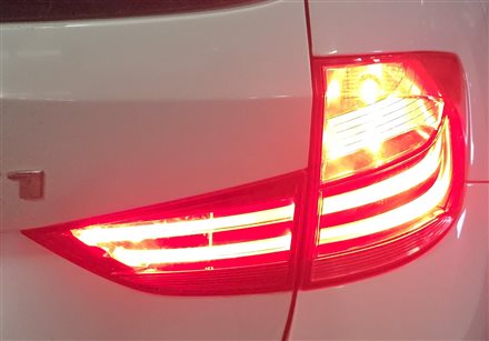 Thumbnail 2: 2012-2015 BMW X1 (E84) RIGHT PASSENGER REAR TRUNK INNER TAILLIGHT LIGHT LAMP