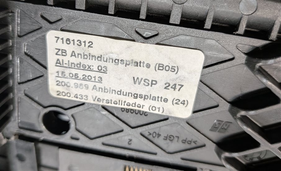 Thumbnail 9: 2014 BMW X1 (E84) FRONT LEFT SPORT MEMORY LOWER HEATED SEAT CUSHION (Black)