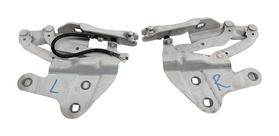 Thumbnail 3: 2013-2015 BMW X1 (E84) FRONT LEFT & RIGHT HOOD HINGE SET 2 (White)