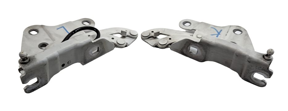 Thumbnail 4: 2013-2015 BMW X1 (E84) FRONT LEFT & RIGHT HOOD HINGE SET 2 (White)