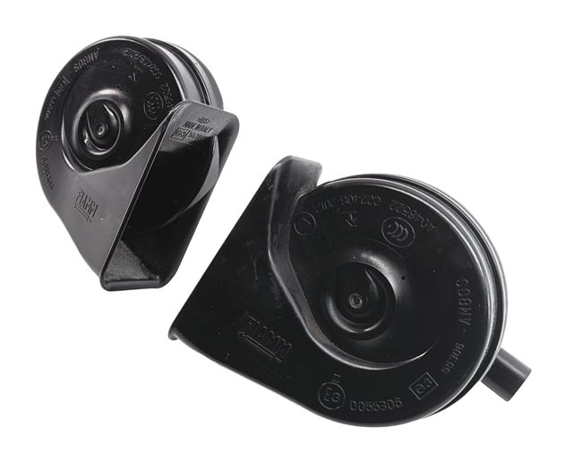 Thumbnail 3: 06-15 BMW 325i 328i 330i 335i M3 X1 E90 HIGH & LOW TONE NOTE SAFETY HORN SET/2