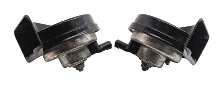 Thumbnail 4: 06-15 BMW 325i 328i 330i 335i M3 X1 E90 HIGH & LOW TONE NOTE SAFETY HORN SET/2