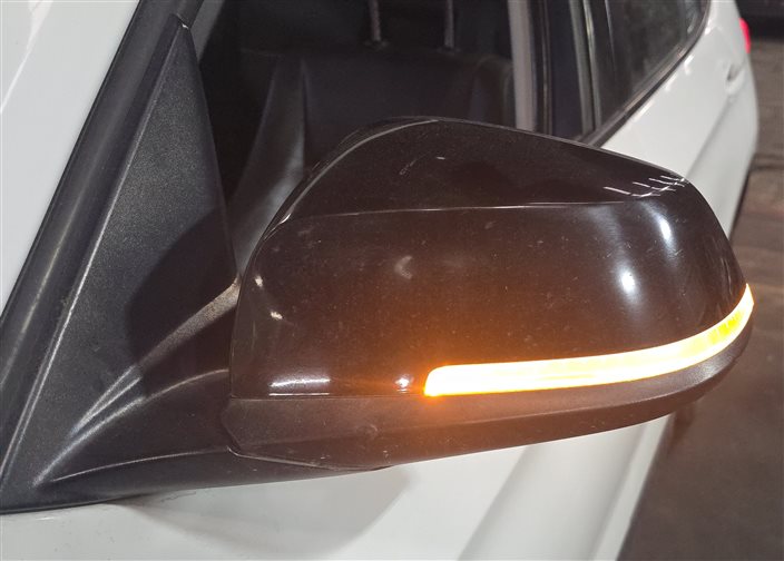 Thumbnail 2: 13-15 BMW X1 (E84) LEFT P-FOLD AUTODIM HEATED MEMORY DOOR MIRROR (White)