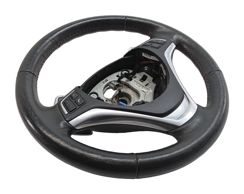2013-2015 BMW X1 (E84) SPORT HEATED STEERING WHEEL w/ SHIFT PADDLES  (Black)